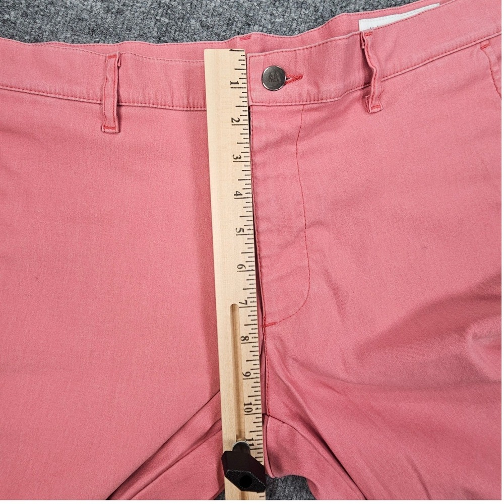 Mizzen+Main Men's‎ 36 Cane Collection Performance Chino Shorts Salmon Pink USA - Picture 10 of 13